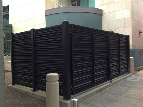 metal dumpster enclosure gates|dumpster fence for trash containers.